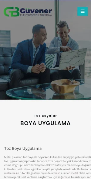 Güvener Elektrostatik Toz Boya Screenshot 1