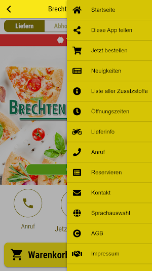 Brechtener Pizzeria Screenshot 2