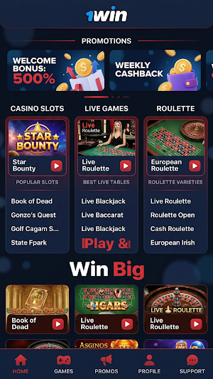 1Win Screenshot 0