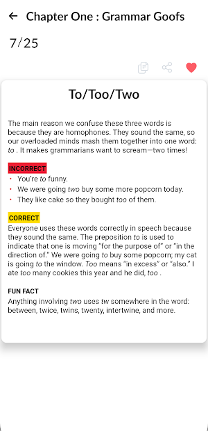 100 Grammar Mistakes to Avoid Screenshot 2