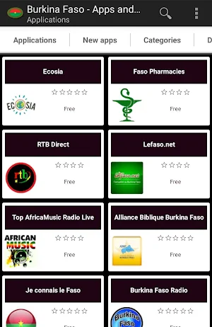 Burkinabé apps Screenshot 0