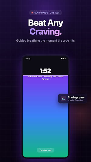 Quit Vaping Tracker: VapeShift Screenshot 1