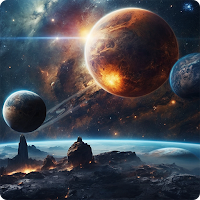 Galaxy and Planets Wallpapers
