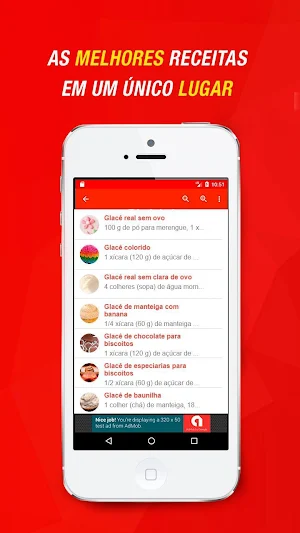 Receitas de Glacê Screenshot 0