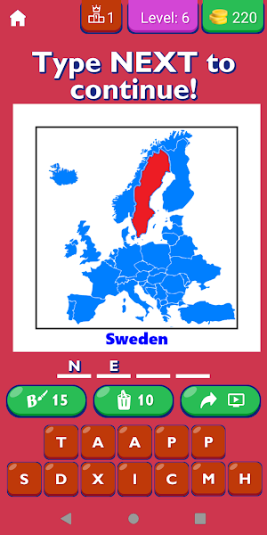 European Countries On Map Screenshot 3