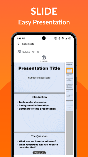 PPT Viewer: PPTX Files Reader Screenshot 2