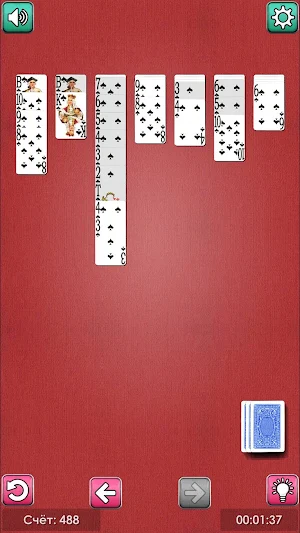 Spider Solitaire: Soviet Cards Screenshot 3