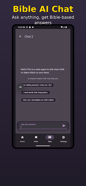 Bible Talks - Chat with bible Screenshot 0