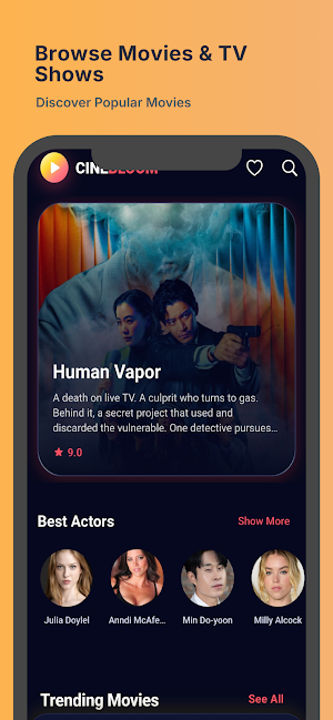CineBloom - Movies & TV shows Screenshot 1
