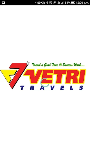 Vetri Travels Screenshot 0