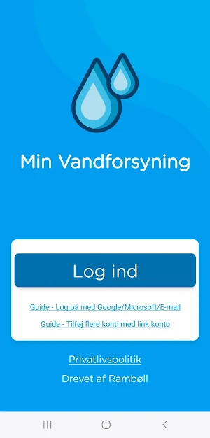 MinVandforsyning Screenshot 0
