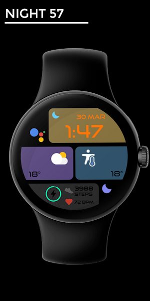 Night 57 - watch face Screenshot 0