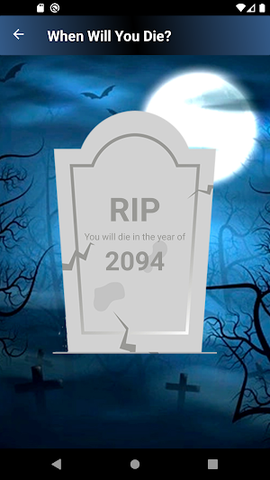 Death Date Calculator Life Prediction App Screenshot 0