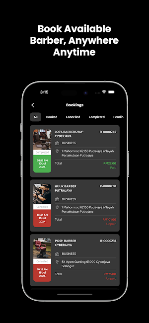 myBarber Screenshot 3