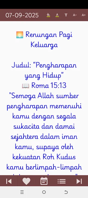 Renungan Pagi Keluarga Screenshot 3
