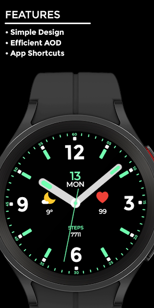 Night 63 - watch face Screenshot 1