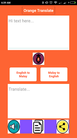 Orange Translate Screenshot 1