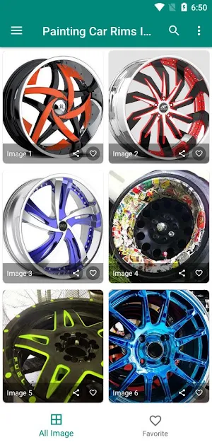 Painting Car Rims Ideas Screenshot 0
