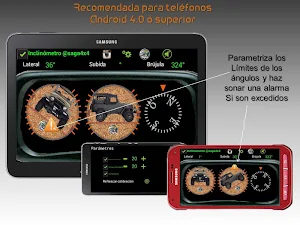Compass Inclinometer Saga4x4 Screenshot 2