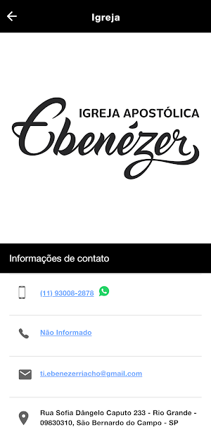 IGREJA APOSTÓLICA EBENÉZER Screenshot 2