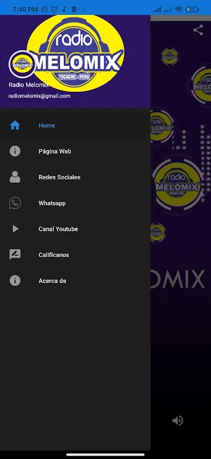 Radio Melomix Screenshot 1