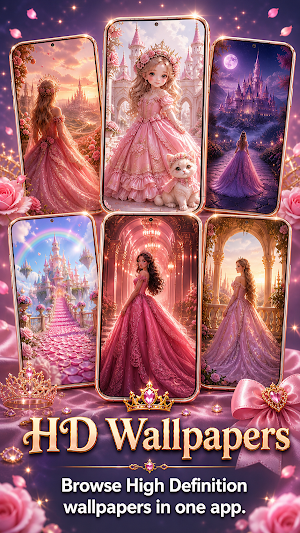 Princess Wallpapers for Girls Screenshot 1