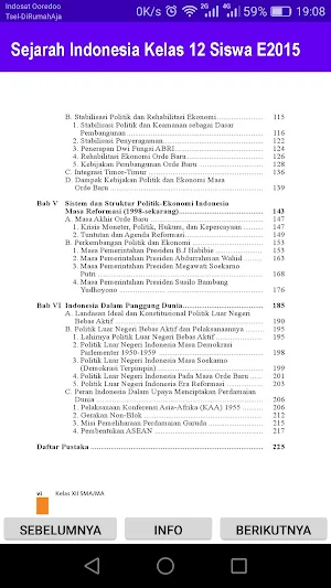Sejarah Indonesia Kelas 12 Siswa E2015 Screenshot 3