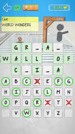 Hangman For Kids - Free Game Learn Vocabulary Screenshot 3