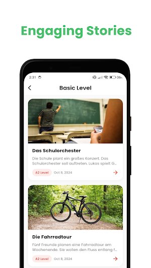 Learn with German Stories Screenshot 1