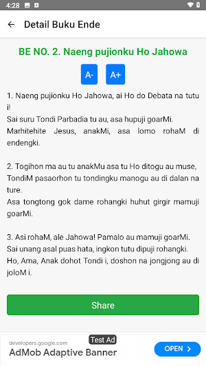 Buku Ende HKBP Digital Screenshot 2
