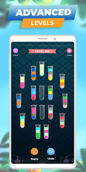 SortPuz Water Color Sort Pro Screenshot 2