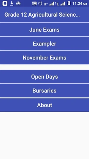 Grade 12 Agricultural Sciences Mobile Application Screenshot 0