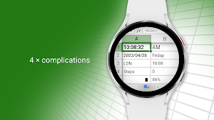 Spreadsheet Lite Watch Face Screenshot 3