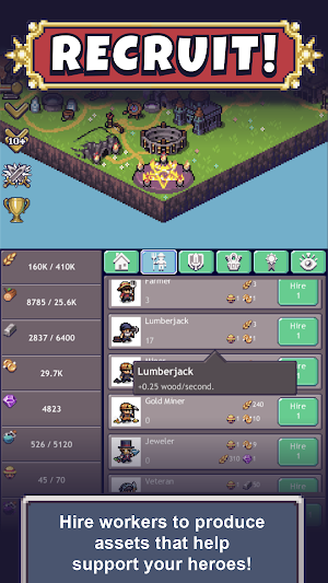 Cave Heroes: Idle Dungeon Crawler Screenshot 3