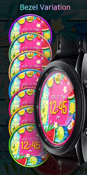 Enjoy Summer Time_Watchface Screenshot 3