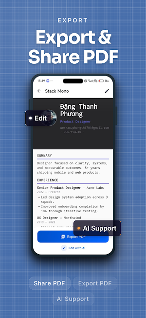 CV Maker - AI Resume Builder Screenshot 1