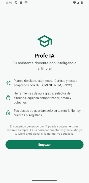 Profe IA: AI for Teachers Screenshot 0