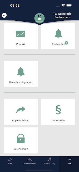 TC Weinstadt-Endersbach Screenshot 3