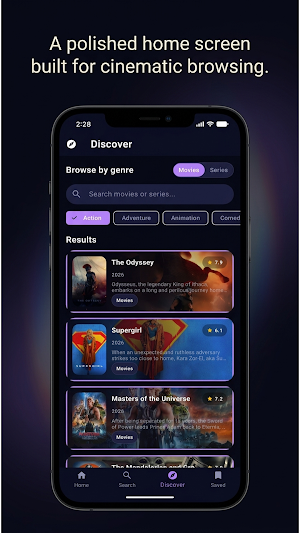 Flicora: Movies & TV Shows Screenshot 1