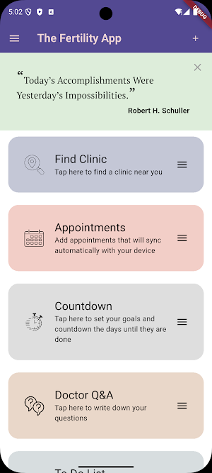 The Fertility App Screenshot 0