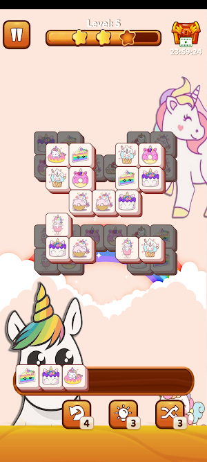 Unicorn Kawaii Tile Match Screenshot 3