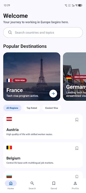 EU Work Support Screenshot 0