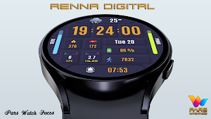 Renna Digital Watch Face Screenshot 3