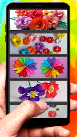 DIY Paper Flowers Idea Screenshot 3