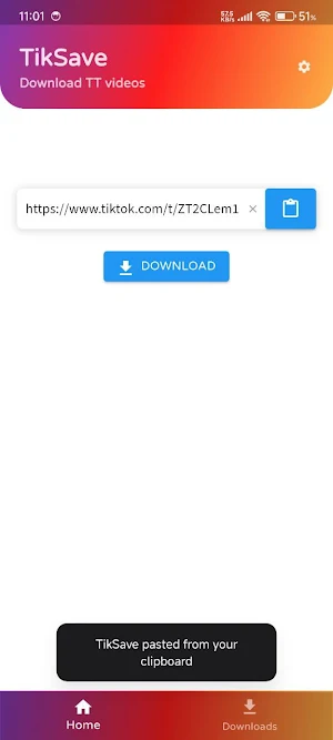 TikSave HD - No Watermark Screenshot 2