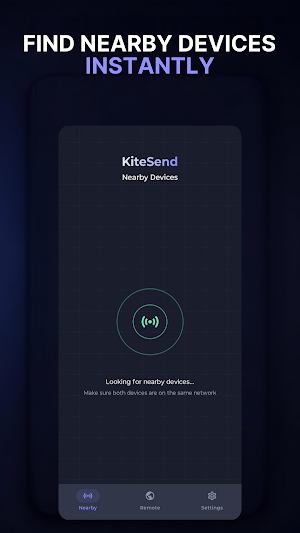 KiteSend: Secure File Transfer Screenshot 0