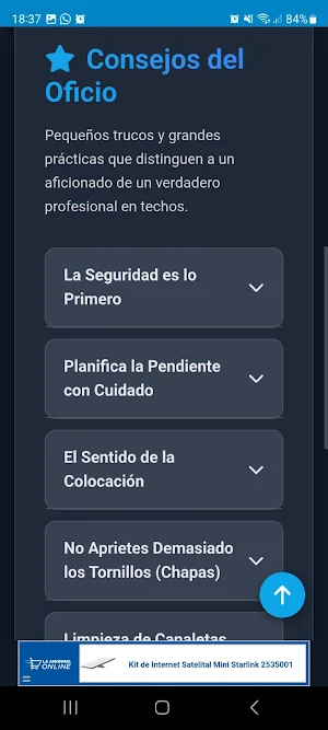 Maestro De Techos Screenshot 1