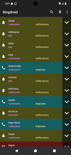 Ringdroid - Ringtone editor Screenshot 1