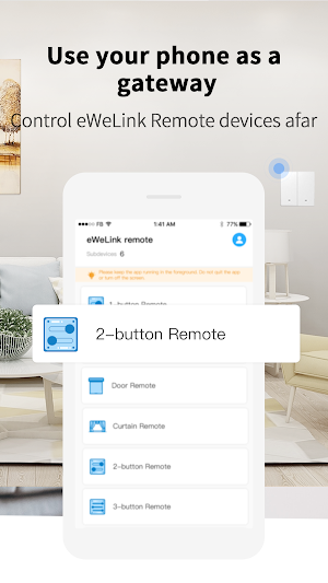 eWeLink Remote Gateway Screenshot 1