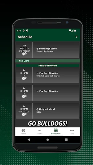 Whitefish Bulldogs Screenshot 1